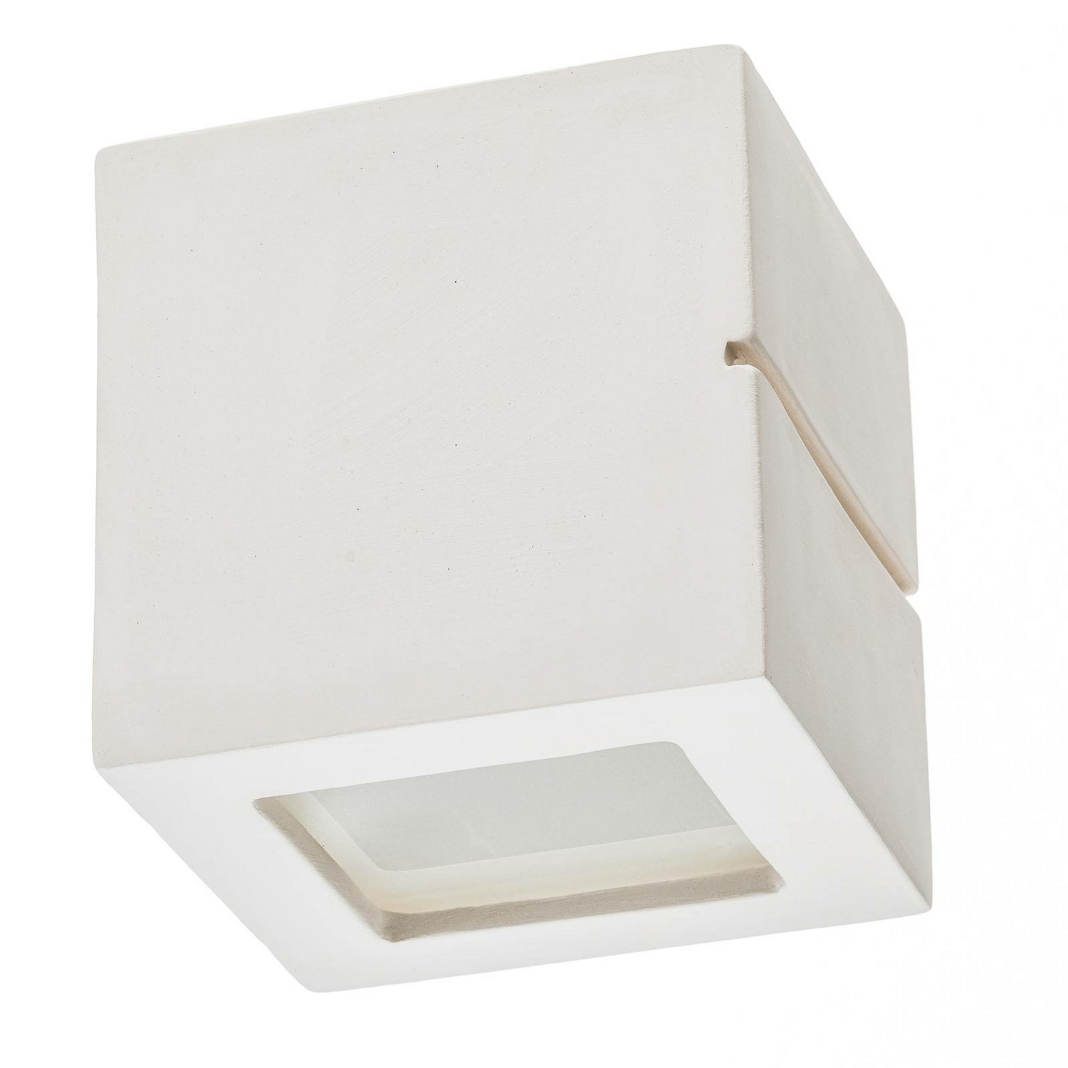Euluna Wandleuchte Wandlampe Wandlicht Leuchte Lampe Keramik Top Weiß 15 X 15 Cm B-Ware - 5903282729902
