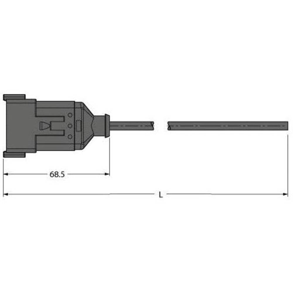 Turck 100000478 Sensor-/Aktor-Anschlussleitung 2 m Polzahl: 12 Industriestecker