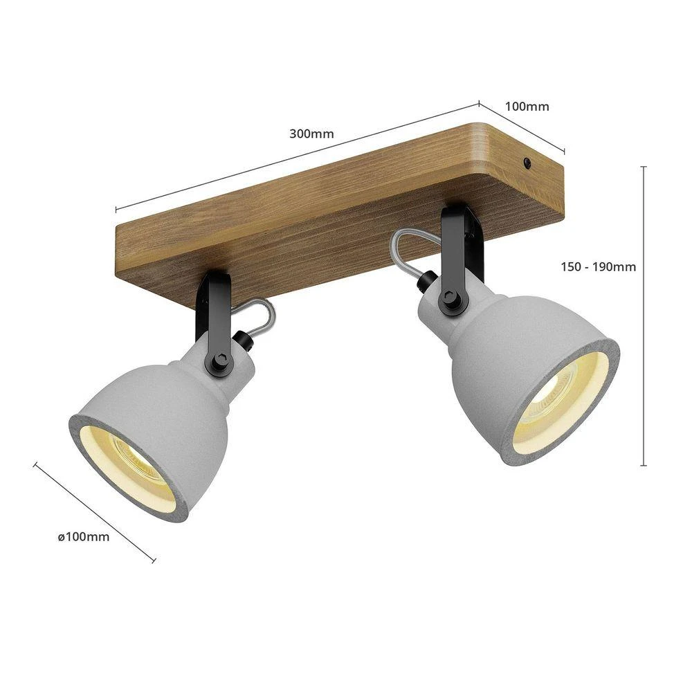 B-Ware Lindby Mitis Led Deckenlampe Hängelampe Deckenstrahler Lampe Leuchte 2 Flg. G171