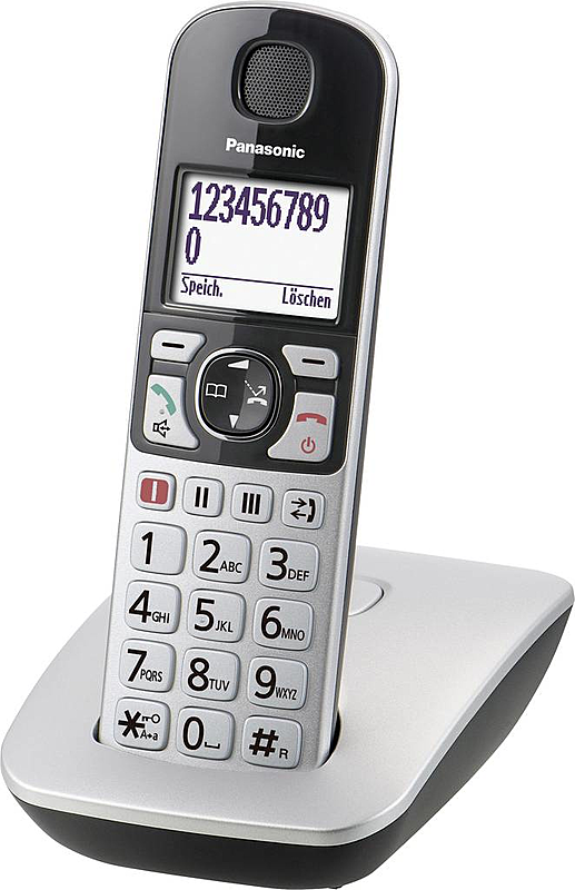 B-Ware Panasonic Kx Tge510 Gs Schnurloses Seniorentelefone Mobil Beleuchtetes Display