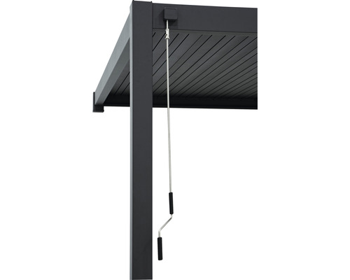 B-Ware Pergola Mit Lamellendach Wandbefestigung Pergolamarkise Wandpavillon569