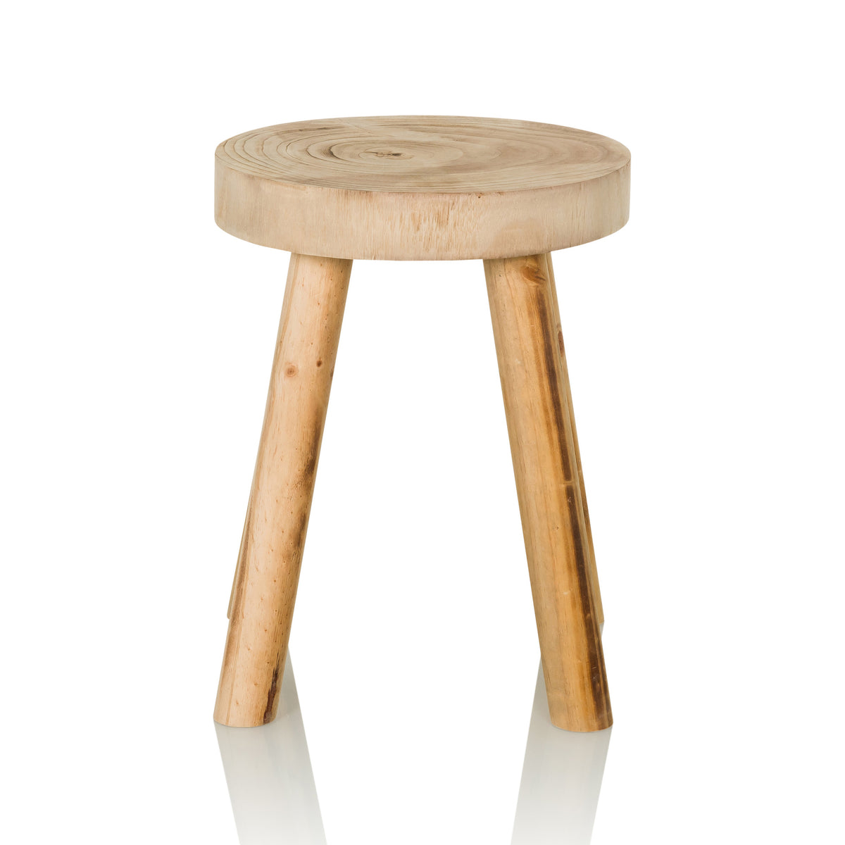 hjh LIVING RUSTIKO W Sitzhocker Hocker Holzhocker Sitz Schemel - 4064323037972