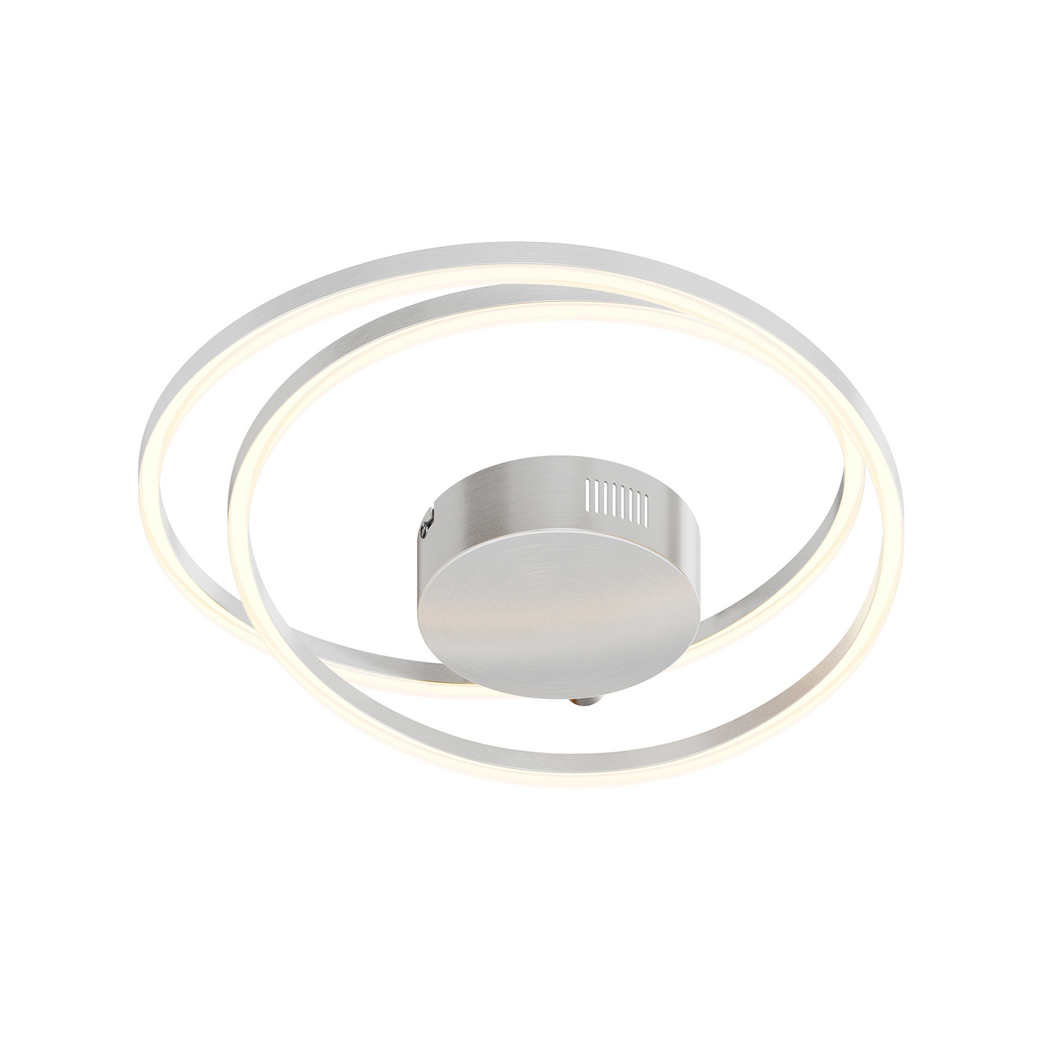 B-Ware Lindby Deckenleuchte Deckenlampe Led Davian Nickel Dimmbar Wohnraum Beleucht861