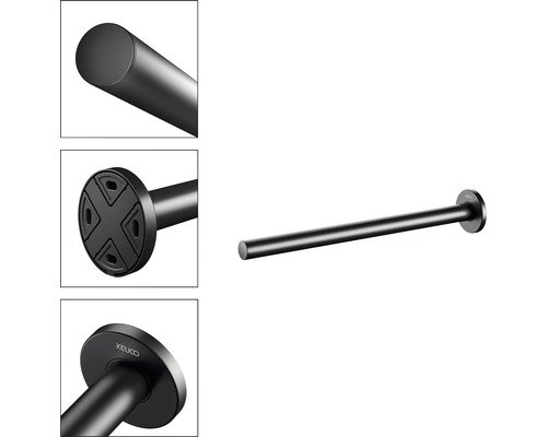 B-Ware Keuco Plan Black Handtuchhalter Handtuchhalterung Badstange Stange Halterung