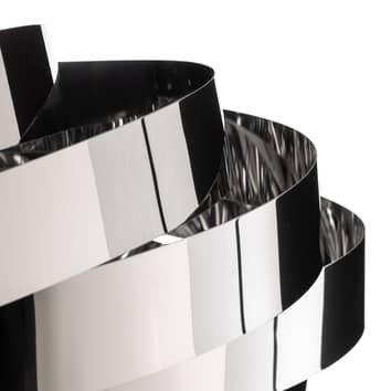 Plafonnier Domiluce Vento, lampe de plafond en chrome-nickel Ø60cm