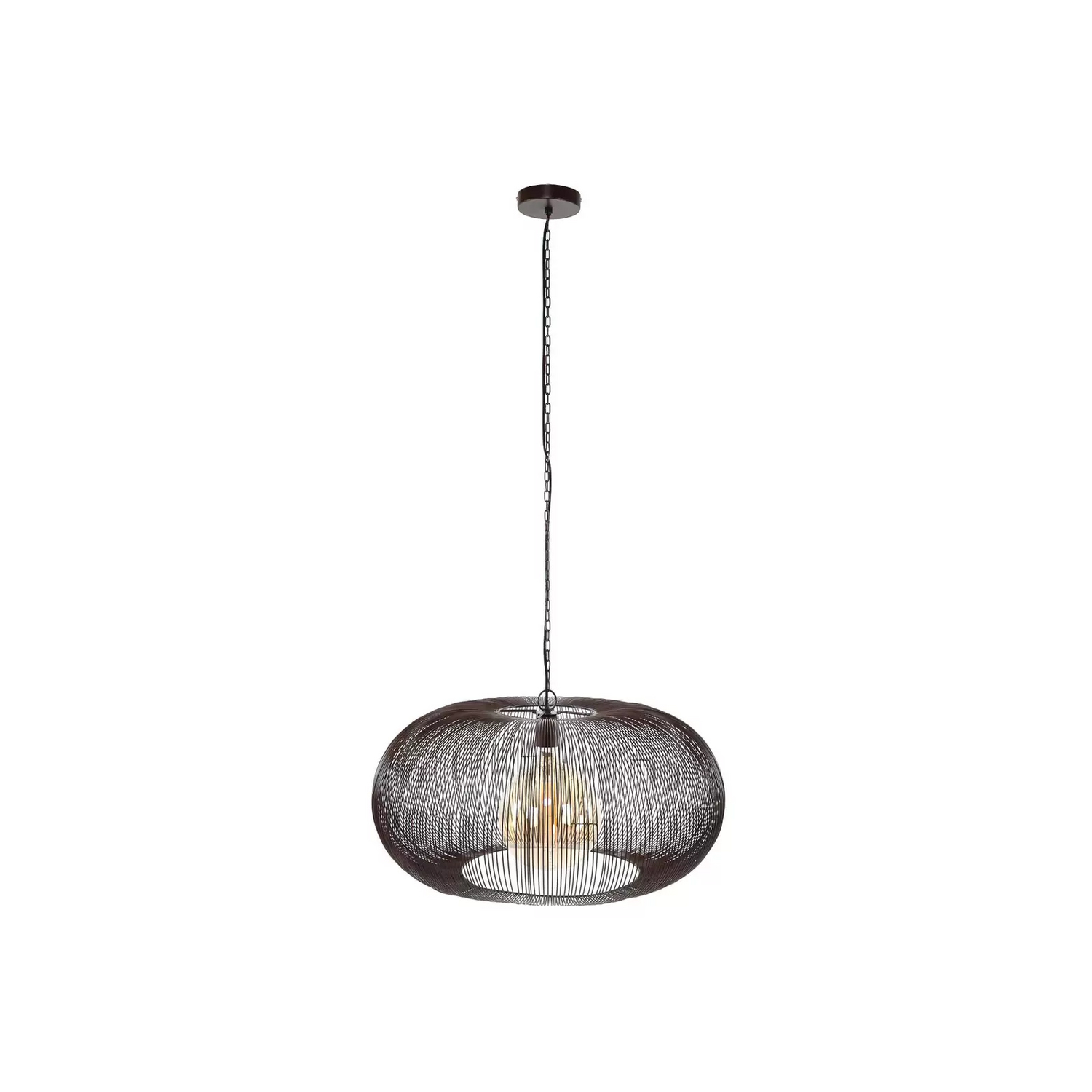 B-Ware Hängeleuchte Rippberg Einflammig Hängelampe Lampe Deckenlampe Deckenleuchte E27