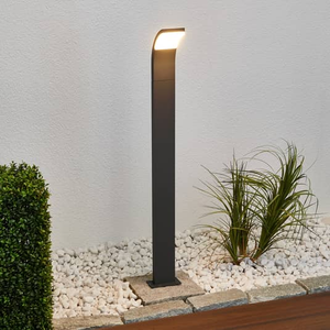 Lampe de jardin LED Lucande couleur graphite, de qualité B, Timm 100 cm 6 W 