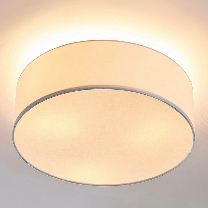 Lindby Deckenlampe Sebatin Hängelampe Lampe Leuchte Ø 40 cm E14 3-flammig creme