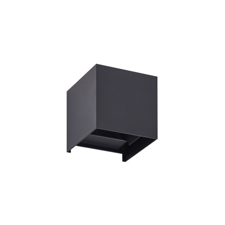 Lindby Led Außenwandleuchte Nivar Eckig Schwarz Metall Wandleuchte Lampe Spot B-Ware