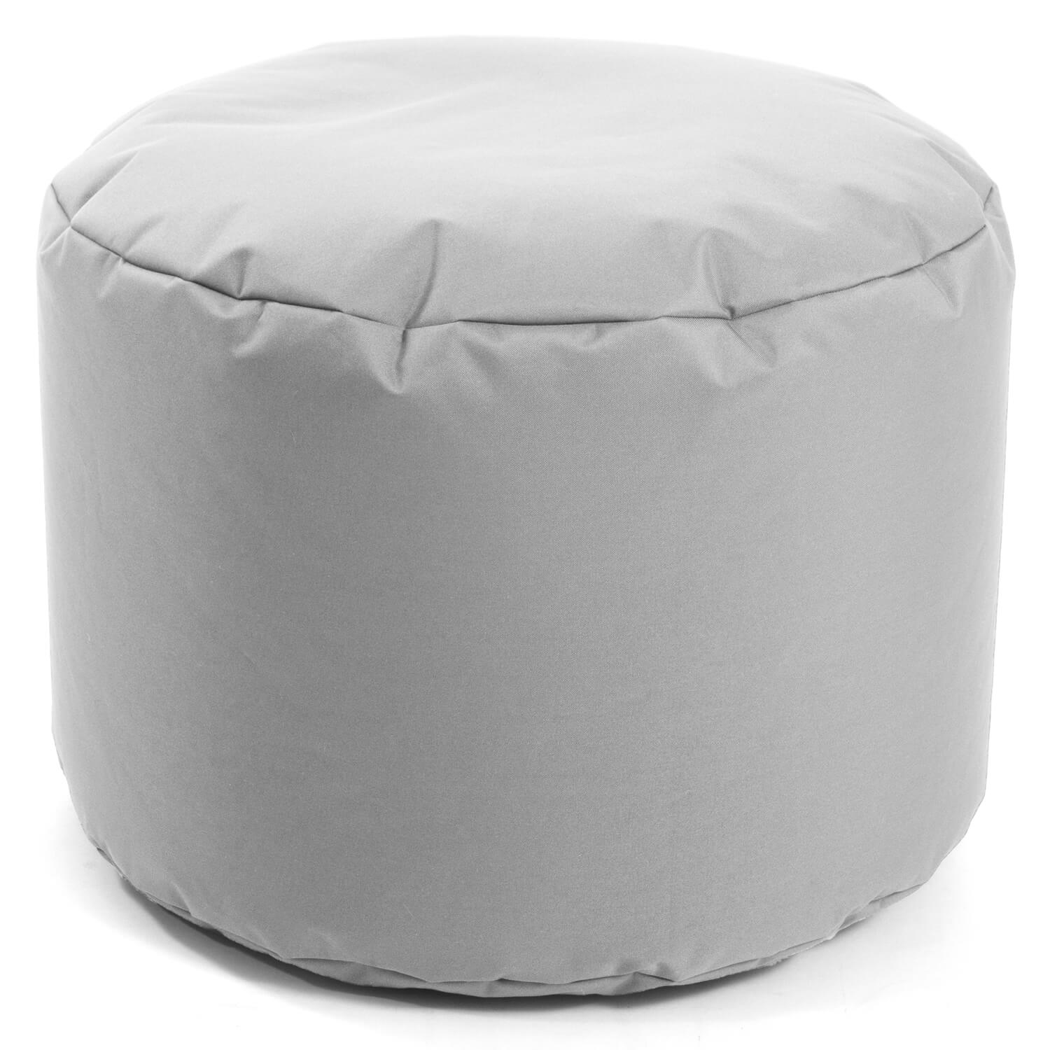 B-Ware Mokebo Outdoor Pouf O. Hocker 60x40cm In Grau Für Balkon & Garten 'Der Ruhepouf'