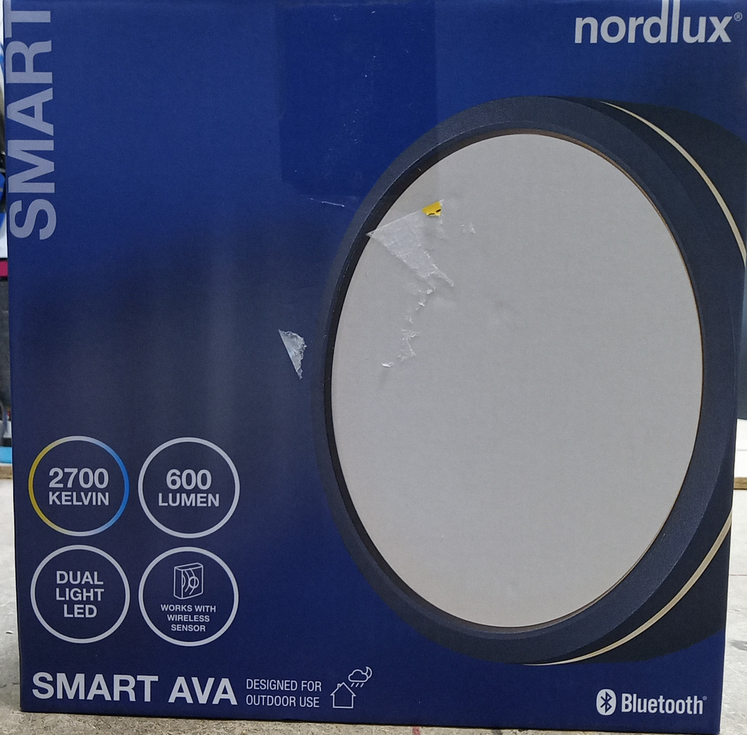 Nordlux Ava Smart LED-Außendeckenleuchte Deckenlampe Deckenleuchte Leuchte Grau