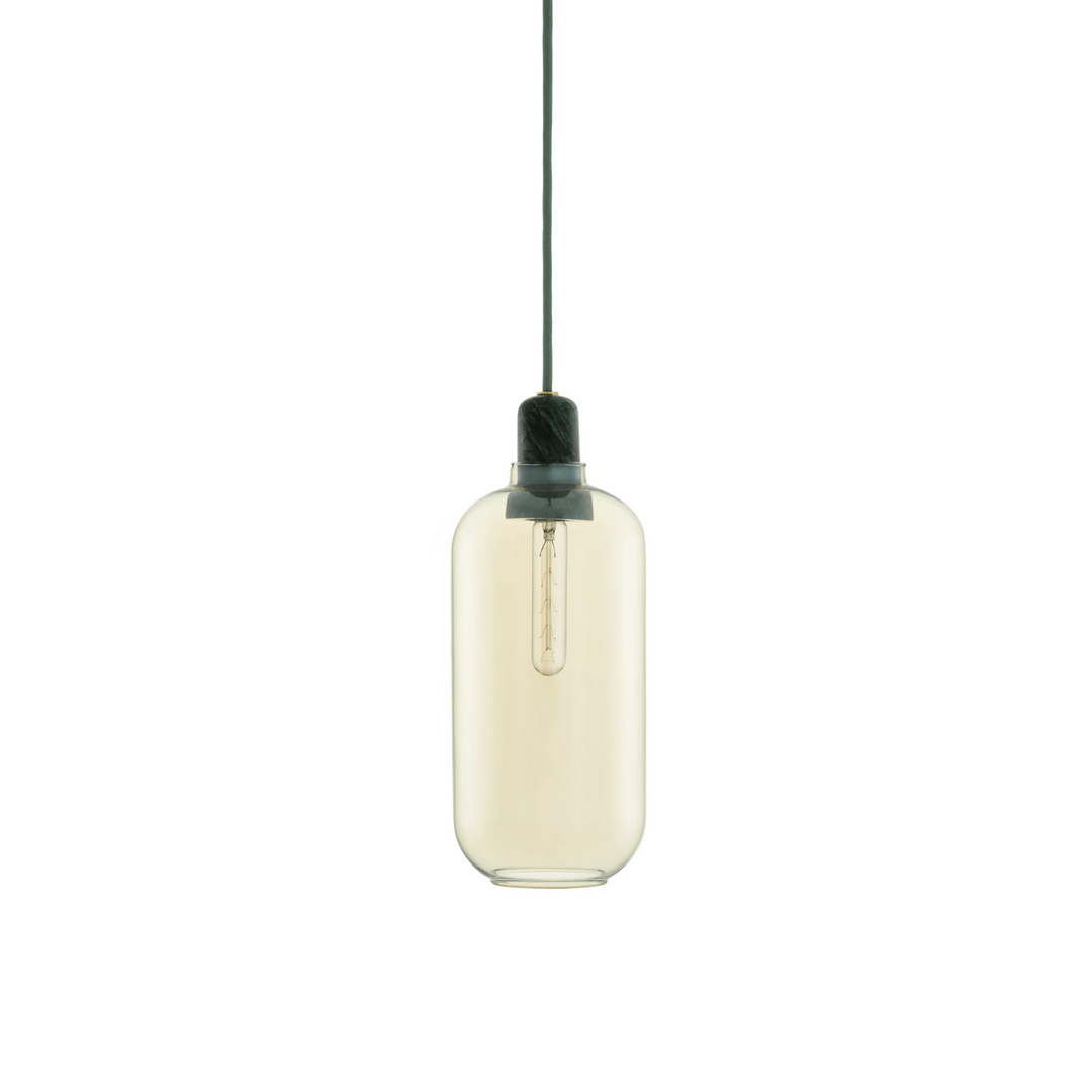 Normann Copenhagen Amp Pendelleuchte Large Gold/Grün Pendellampe Licht B-Ware