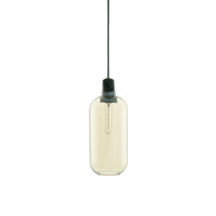 Normann Copenhagen Amp Pendelleuchte Large Gold/Grün Pendellampe Licht B-Ware