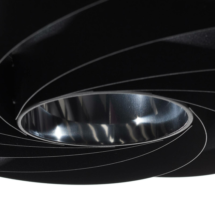 Euluna Hängeleuchte Vento Hängeleuchte Lampe Leuchte E27 schwarz Ø 50 cm