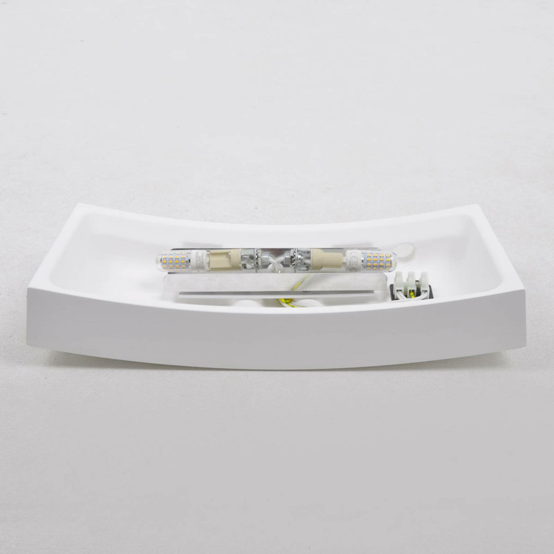 Lindby Wandleuchte Leander Wandlampe Lampe Leuchte G9 Weiß Bemalbar B-Ware