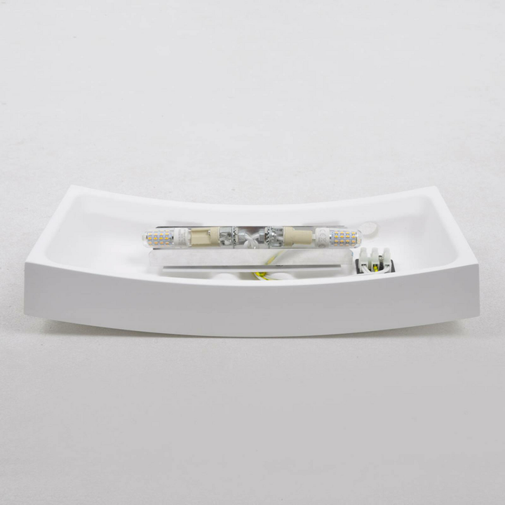 Lindby Wandleuchte Leander Wandlampe Lampe Leuchte G9 Weiß Bemalbar B-Ware