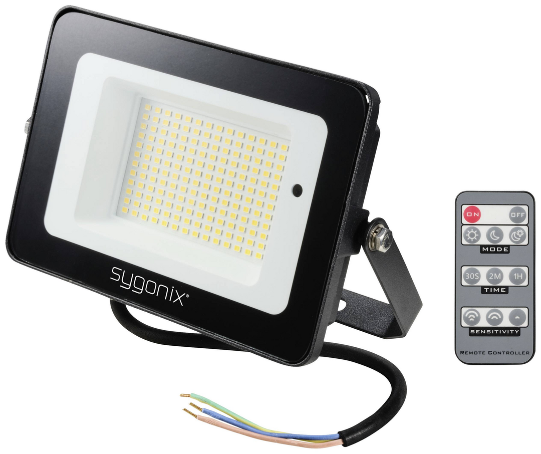 Sygonix  SY-5995284 LED-Außenstrahler mit Bewegungsmelder EEK: C (A - G) 30 W