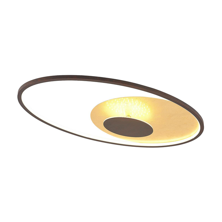 Lindby Feival LED-Deckenlampe Deckenlampe Deckenlicht Leuchte Lampe 73x43cm Oval