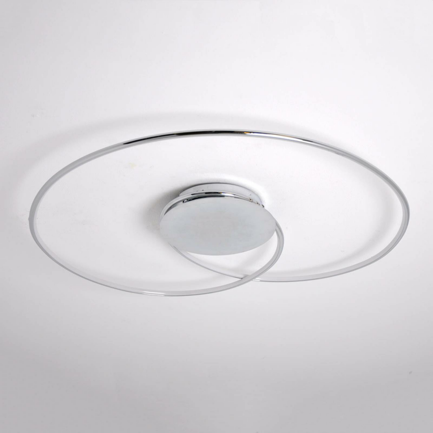 B-Ware Lindby Led Deckenlampe Joline Deckenlampe Lampe Wonzimmerlampe 31 W 74 Cm Chrom