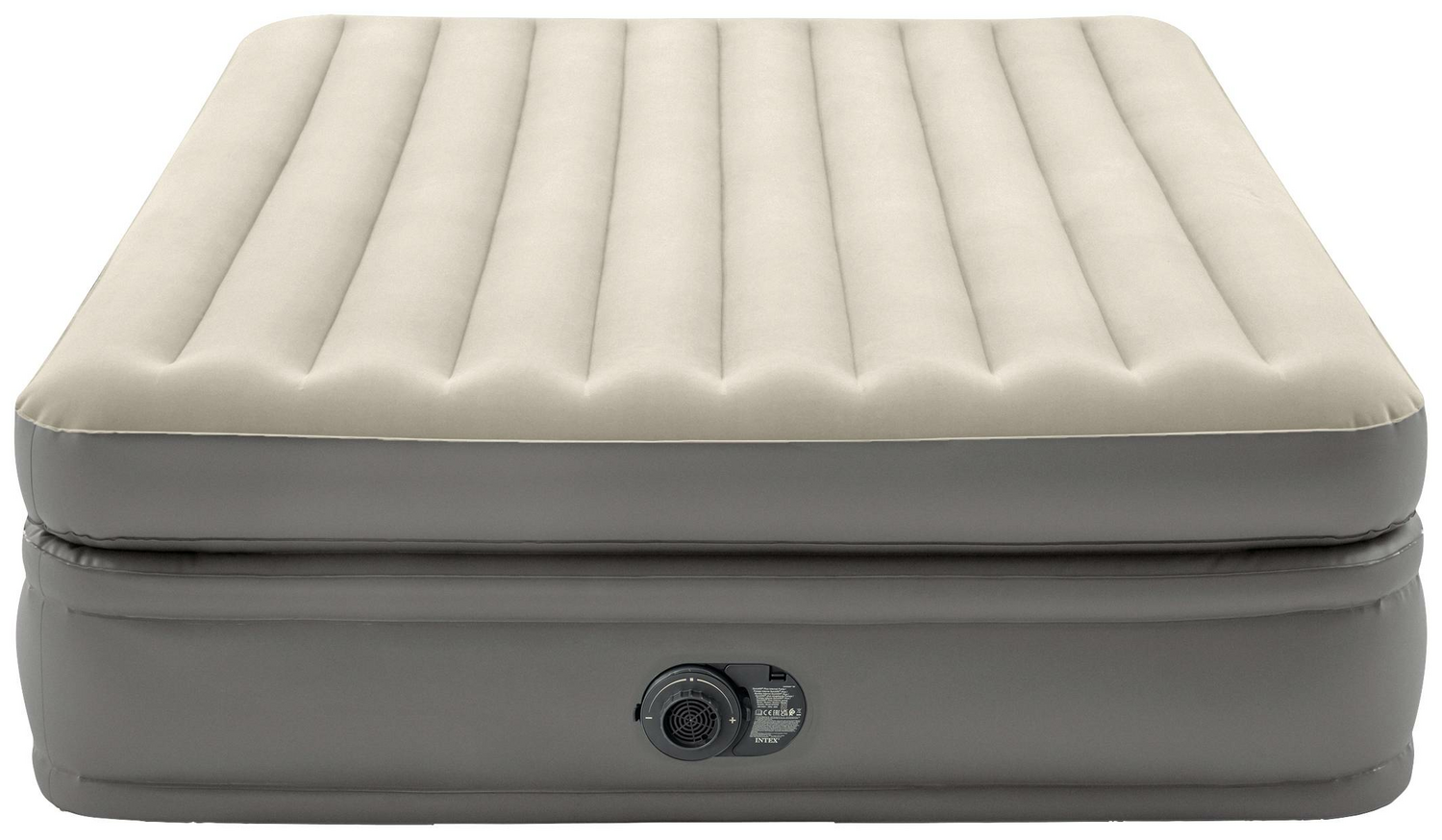 B-Ware Intex Queen Comfort Elevated Airbed Luftbett Fiber Tech W/220 240 V Internal Pump