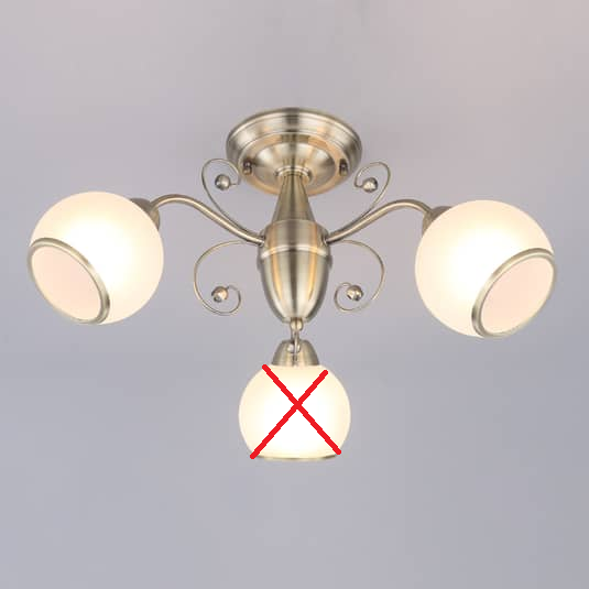 Lindby Deckenlampe Deckenlampe Lampe Leuchte Corentin 3-flammig E14 altmessing