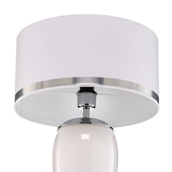 Euluna Tischleuchte Lund Tischlampe Tischlicht Leuchte Lampe Weiß Opal Höhe 70cm B-Ware