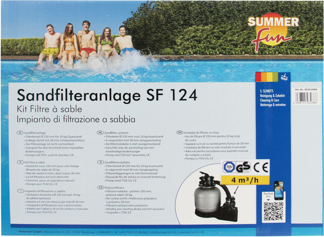 Summer Fun Flowclear Profi Sandfilteranlage Filterkessel Filter SIEHE TEXT