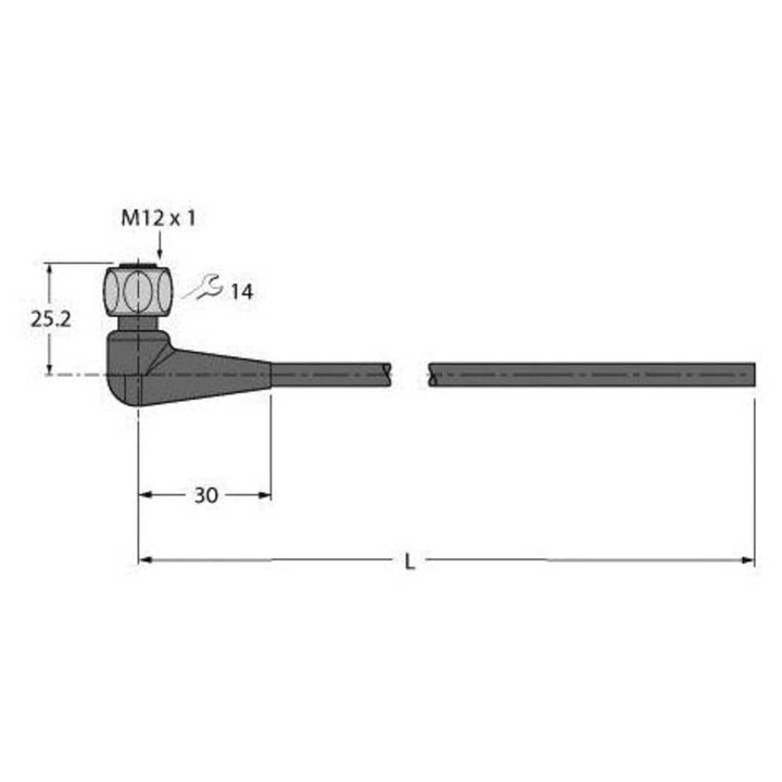 Turck 6934480 Sensor-/Aktor-Anschlussleitung Verbindungsleitung Leitung