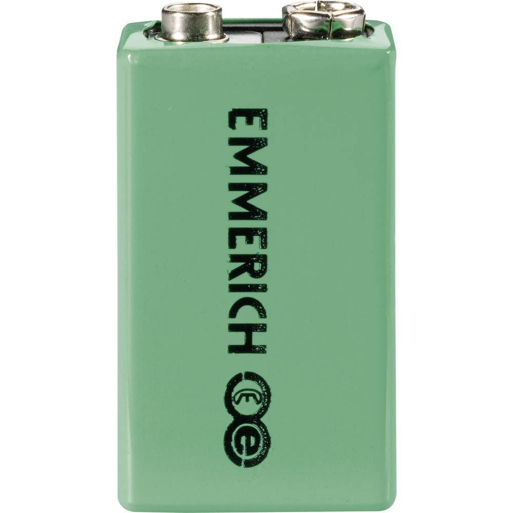 7 STÜCK Emmerich 6LR61 9 V Block-Akku NiMH Akku Batterie Blockbatterie