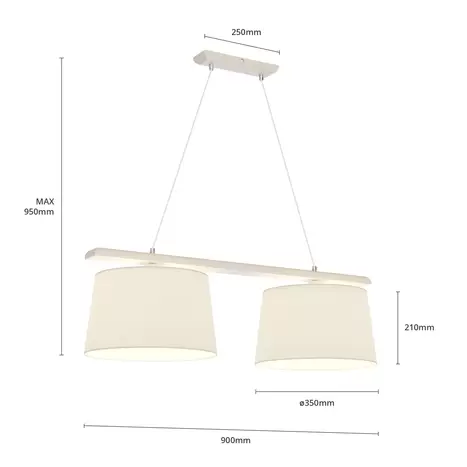 Euluna Hängeleuchte Sweden Deckenlampe Pendelleuchte Hängelampe Leuchte Lampe B-Ware - 5907687435130