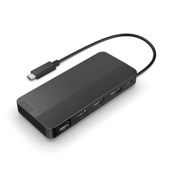 Lenovo USB-C Dual Display Travel Dock Dockingstation Ladestation Adapter