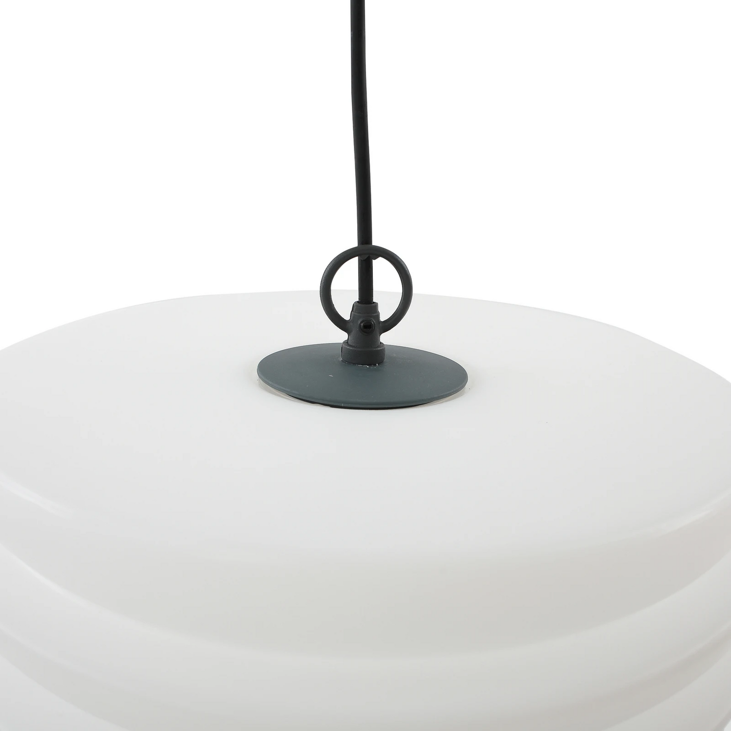 B-Ware Lindby Außenhängeleuchte Arona Weiß Kunststoff ø 38 Cm Deckenlampe Lampe Leuchte