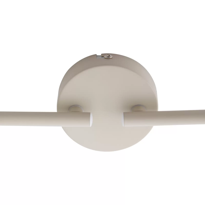 Lindby Deckenstrahler Ovelia beige lang 4-flämmig Deckenlampe Lampe Strahler E27