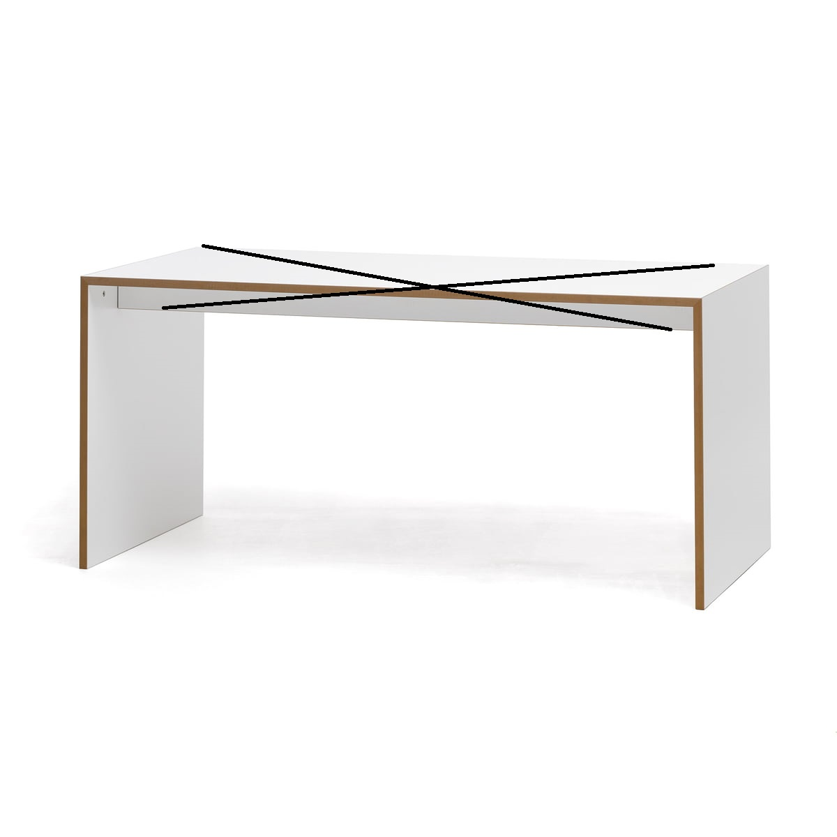 Tojo Freistell Tisch Bürotisch Designertisch Schreibtisch 160 X 80 Siehe Text B-Ware