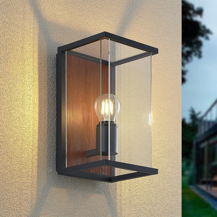Lucande Elwin Wandleuchte Wandlampe Wandlicht Leuchte Lampe LED eckig einflammig