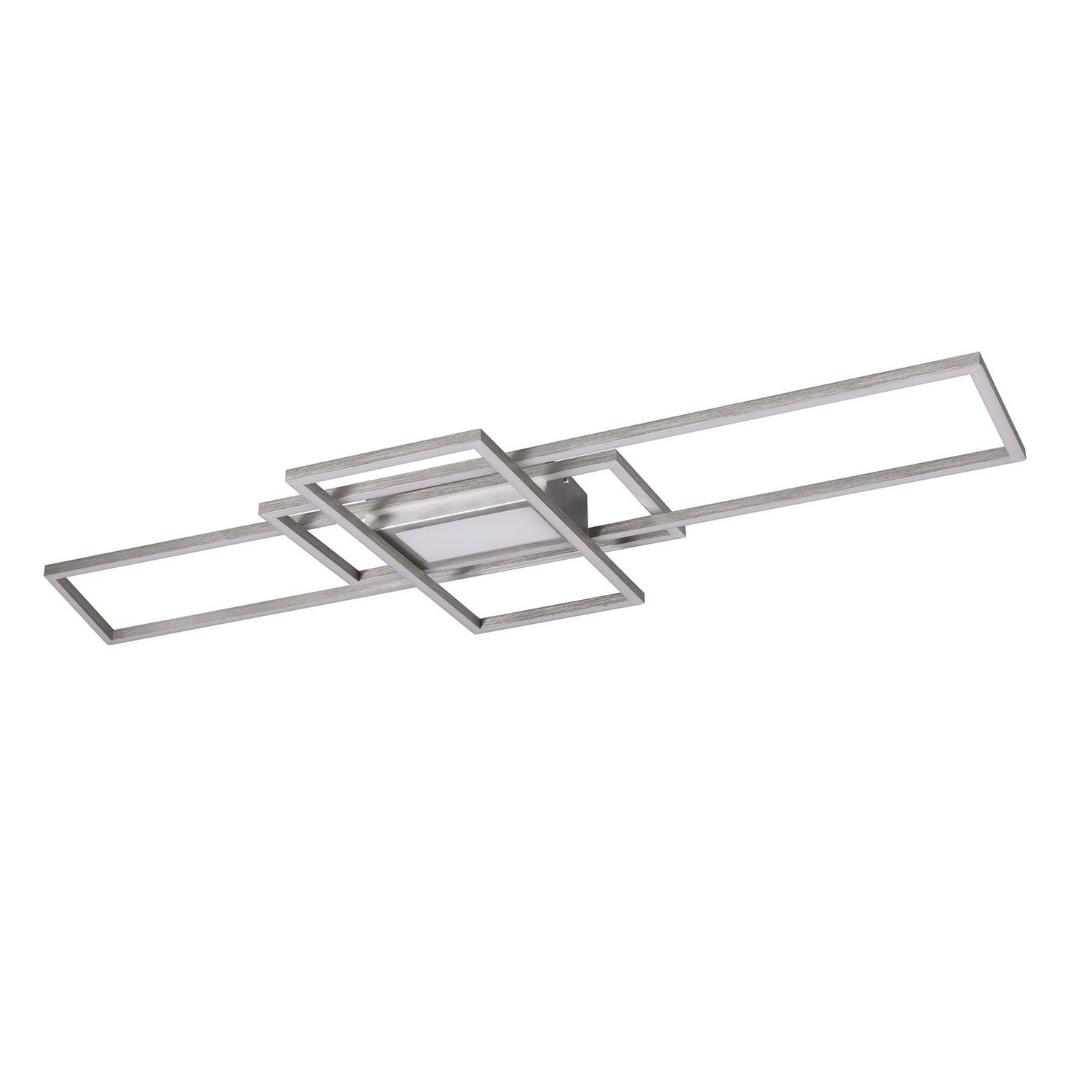 B-Ware Trio Cct Led Deckenlampe Irvine Deckenlampe Lampe Nickel 105 X 6,5 X 42 Cm53