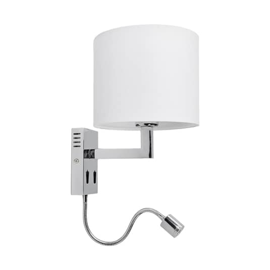 Lucande Stoff Wandleuchte Taron Leselicht Leselampe Wandleuchte Lampe Leuchte B-Ware - 4251096548501