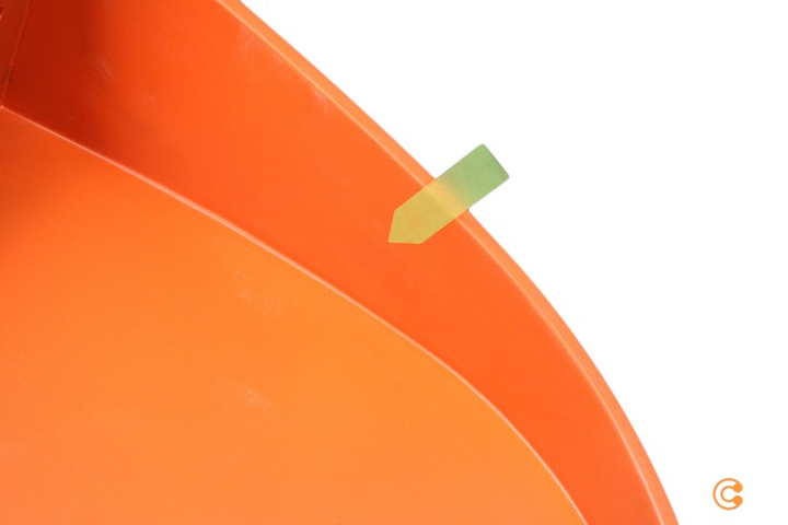 HKliving - Retro Regal orange Wandmöbel Wandregal Bücherregal SIEHE TEXT/FOTO