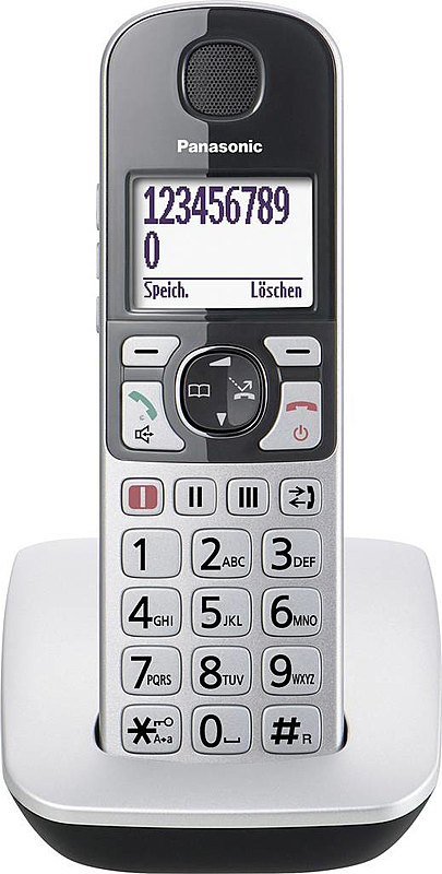 B-Ware Panasonic Kx Tge510 Gs Schnurloses Seniorentelefone Mobil Beleuchtetes Display