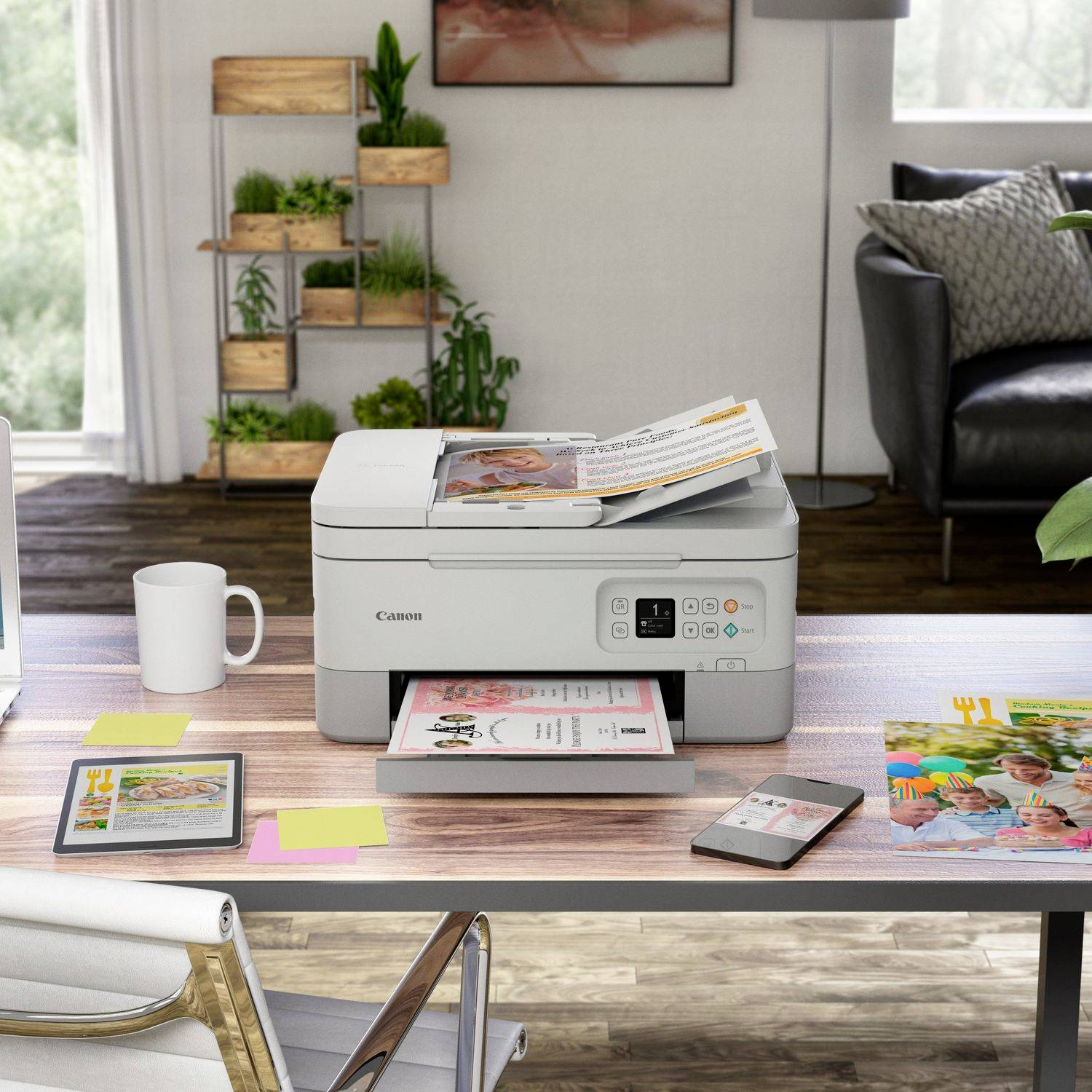 B-Ware Canon PIXMA TS7451a Tintenstrahl-Multifunktionsdrucker A4 Drucker DEFEKTWARE