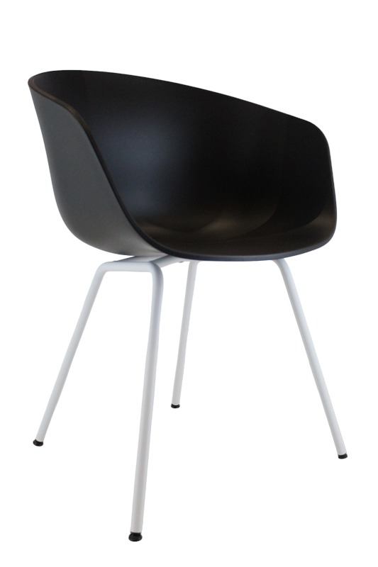 Hay About A Chair AAC 26 Stuhl Esszimmerstuhl Küchenstuhl Stahl schwarz 2.0 weiß