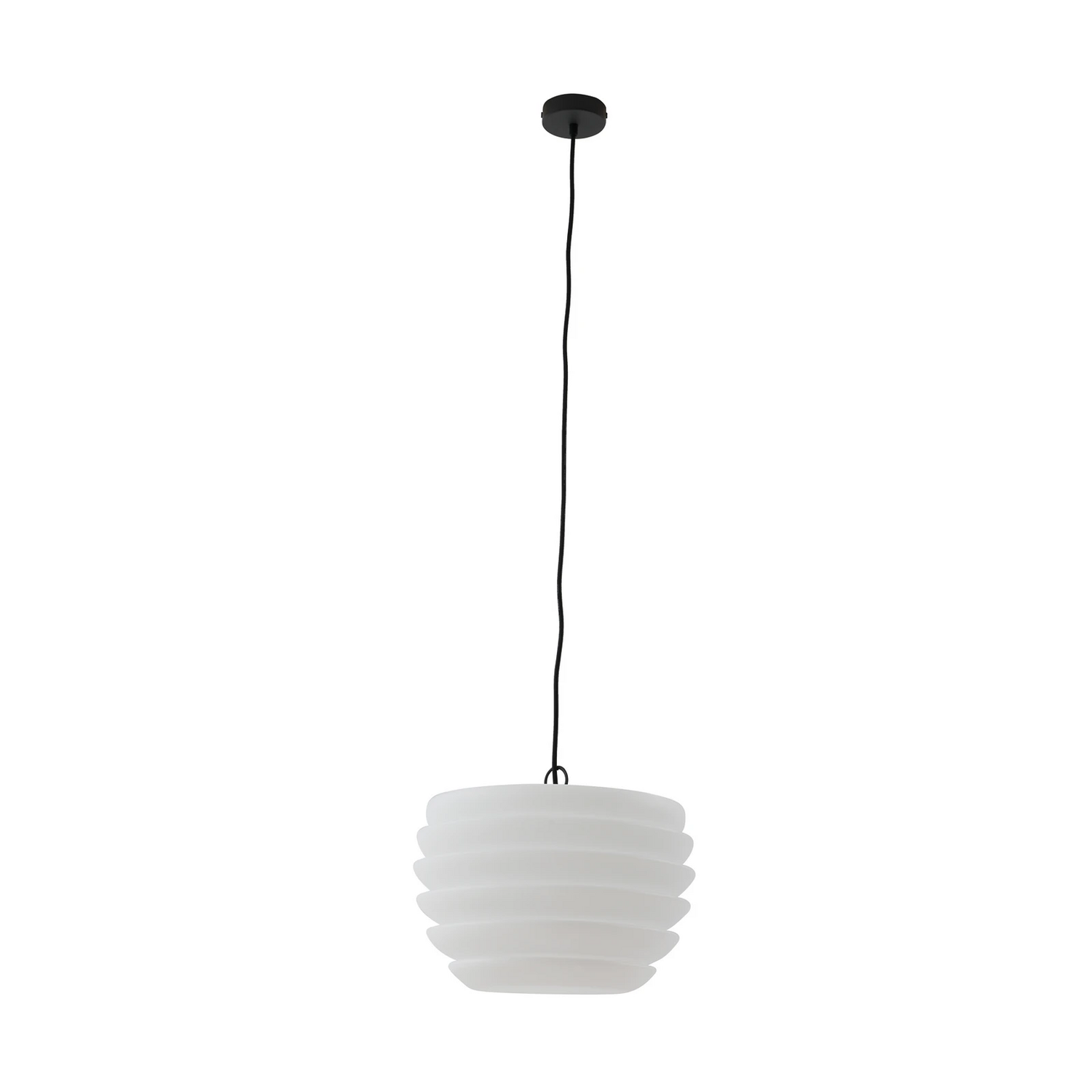 B-Ware Lindby Außenhängeleuchte Arona Weiß Kunststoff ø 38 Cm Deckenlampe Lampe Leuchte