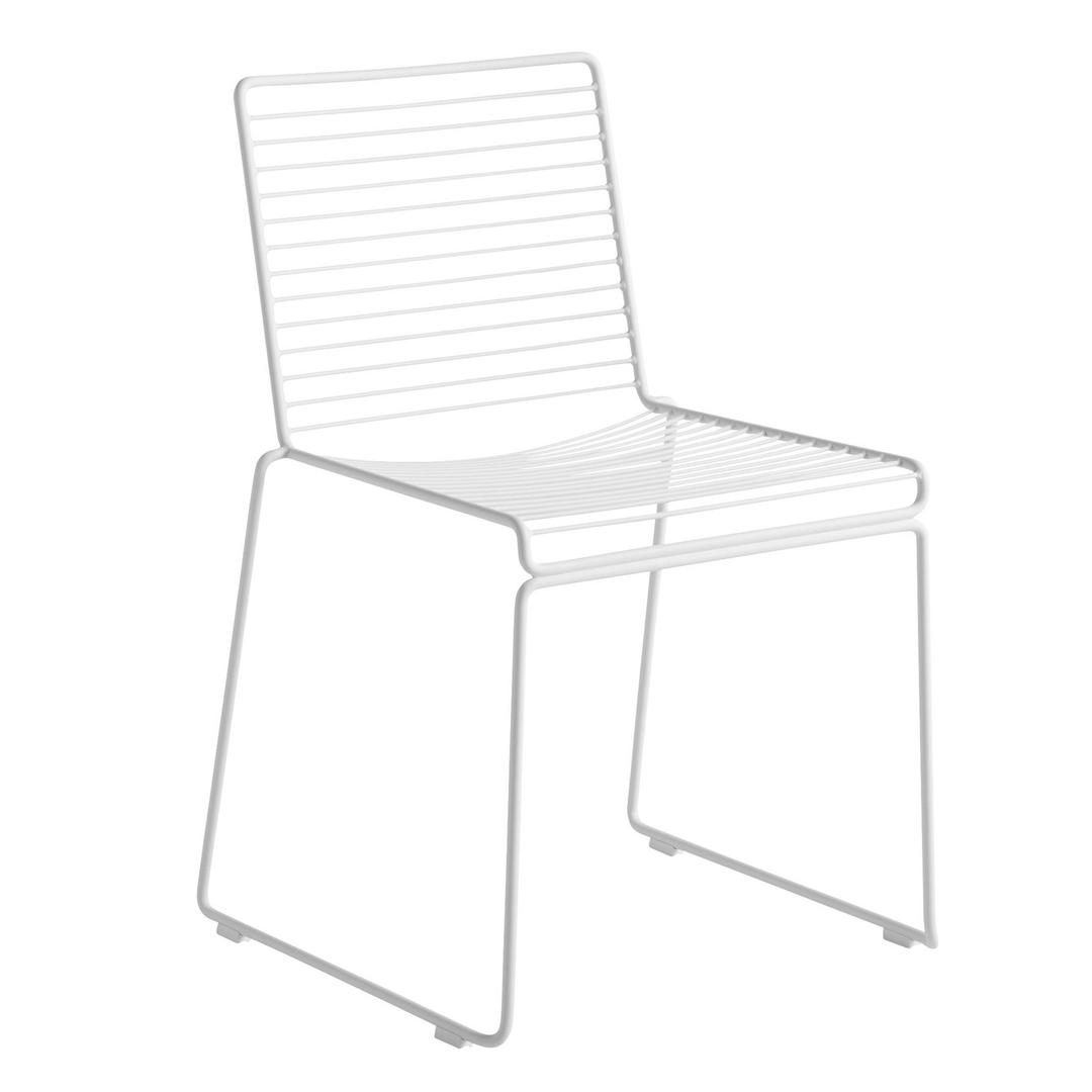 HAY Hee Stuhl Designerstuhl Sessel Loungestuhl Stuhl weiß pulverbeschichtet