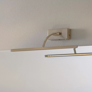 B-Ware Freelight Led Wandleuchte Matisse Breite 45 Cm Silber Wandlampe Lampe Leuchte594