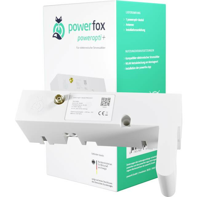 B-Ware Powerfox Poweropti+ Pb202001 Energiekosten Messgerät Zubehör App Steuerung408