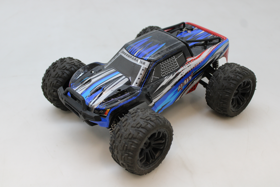 Reely RAW Blau Brushed 1:14 RC Modellauto Elektro Monstertruck DEFEKTWARE