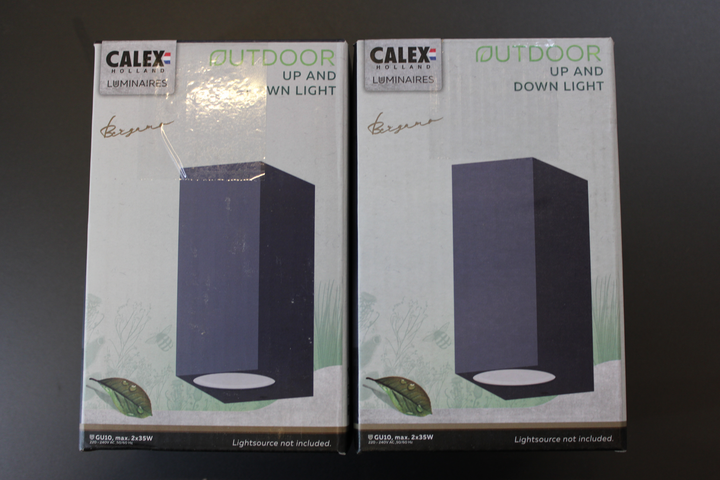 Calex up/down Außenwandleuchte Außenwandlampe Leuchte Lampe 2 STÜCK
