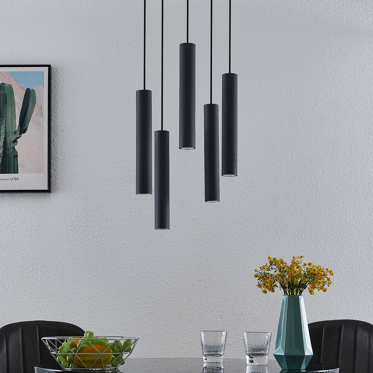 Lindby Sanad Hängeleuchte Deckenlampe Pendelleuchte Wohnzimmerleuchte Gu10593 B-Ware - 4251911703108