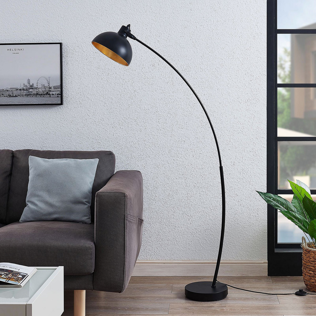 Lindby Bogenstehlampe Phileas Stehlampe Lampe Leselampe Leseleuchte Leuchte E27