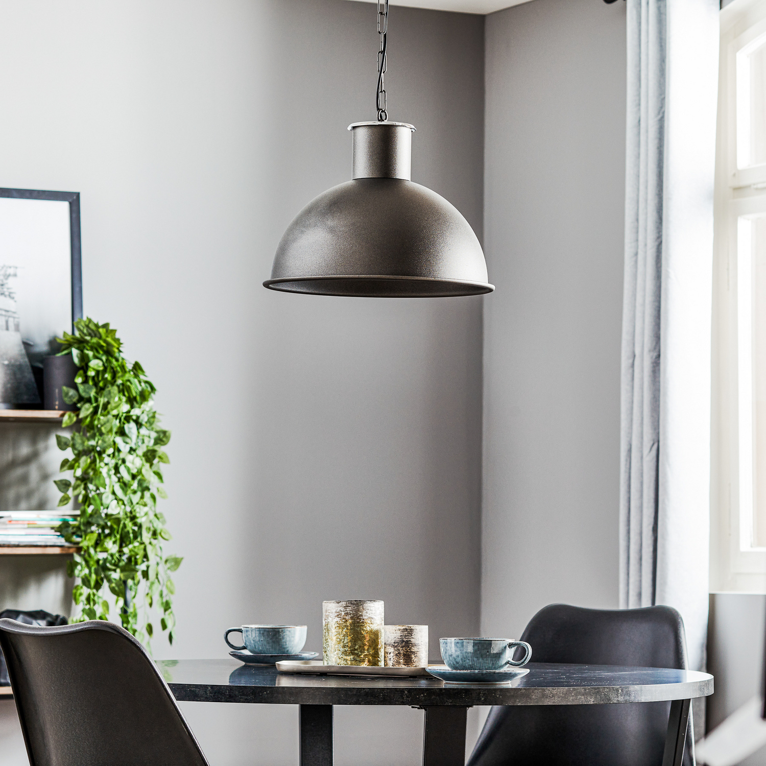 Pendelleuchte Emoti Einflammig Anthrazit Pendellampe Deckenlampe Lampe Leuchte B-Ware - 5902553218312